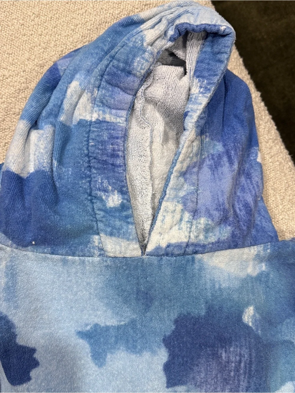 Tommy Bahama Toddler Blue Hooded Beach Poncho Towel
